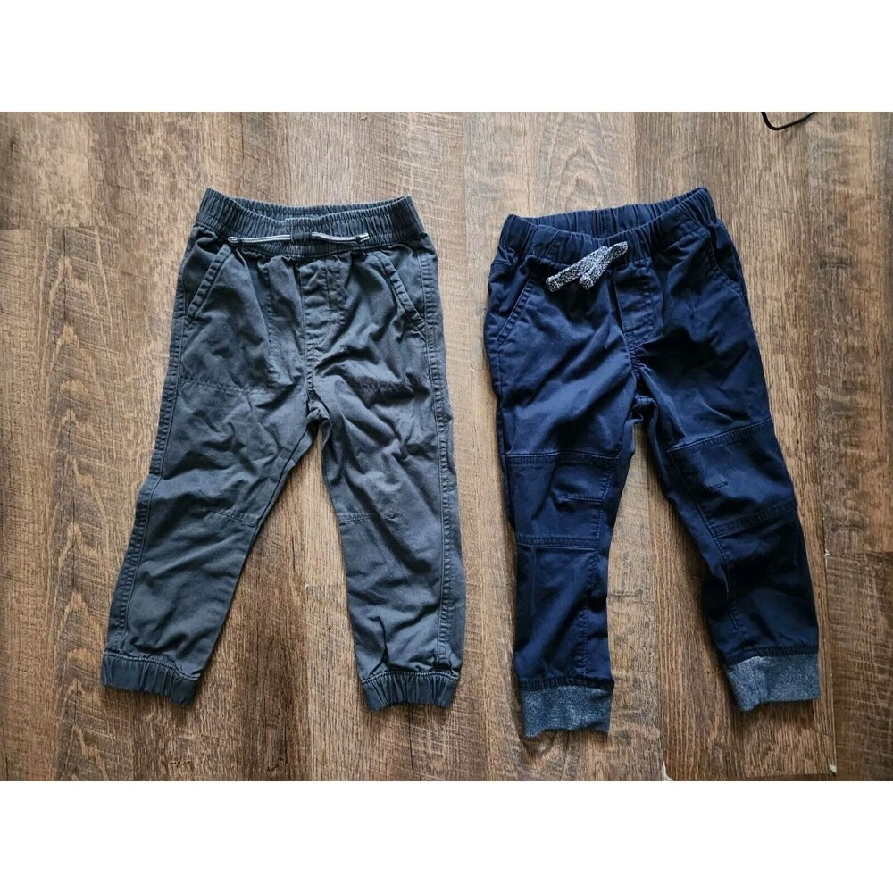 Lot Of 2 Pairs 3T Khaki Joggers